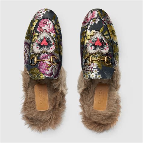 floral gucci slippers|gucci slippers women.